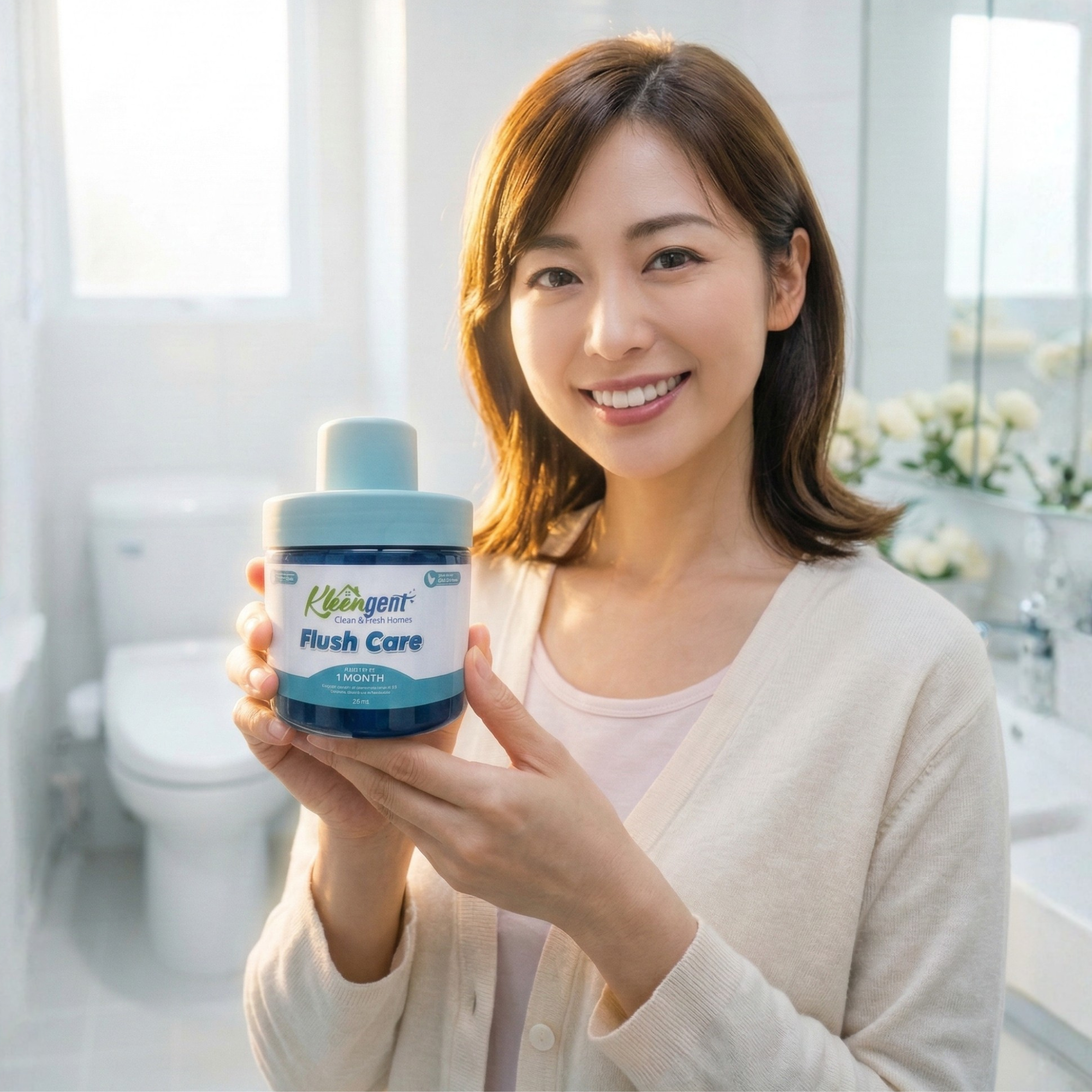 Kleengent Automatic Toilet Bowl Cleaner Flush Care | Odor Control | Safe for Bowl & Tank
